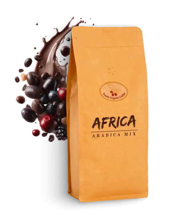 Кава в зернах Africa Arabica mix кава африка 2 кг