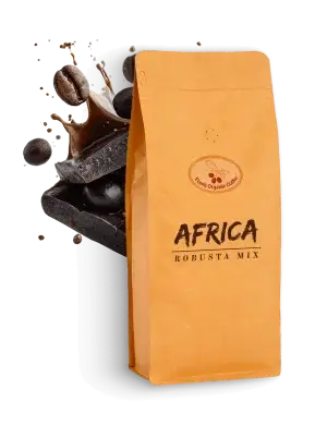Кава в зернах Africa Robusta mix кава робуста 2 кг