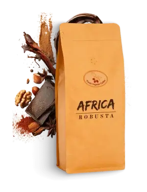 Кава в зернах Africa Robusta Guinea guinea robusta beans