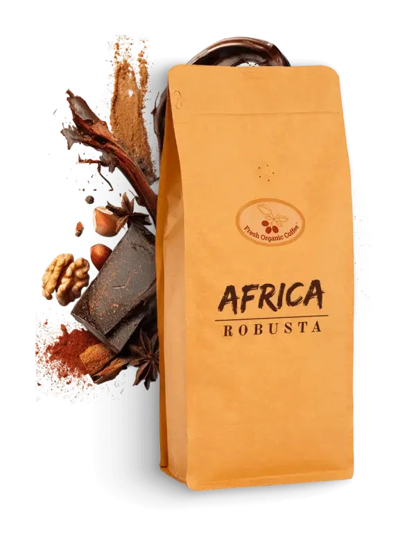 Кава в зернах Africa Robusta Guinea guinea robusta beans