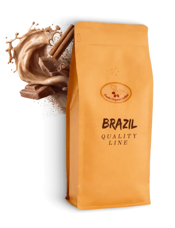 Кава в зернах Brazil Quality Line купити каву бразилія 2 кг